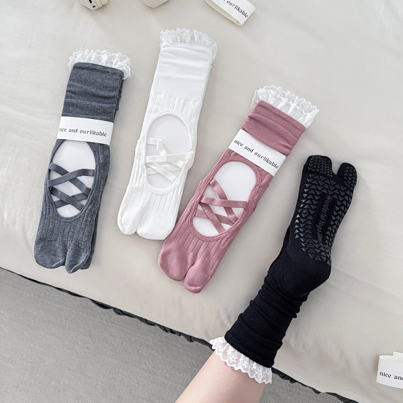 ถุงเท้าโยคะผู้หญิง ปลายเท้าแยก - Pilates & Yoga Vida บทวิจารณ์และราคา