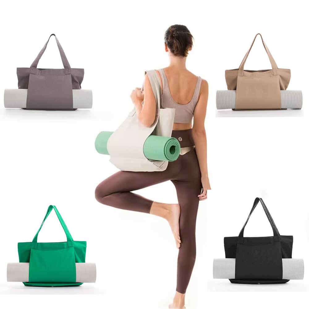 กระเป๋าผ้าแคนวาสสำหรับใส่เสื่อ - Pilate Yoga Workout บทวิจารณ์และราคา
