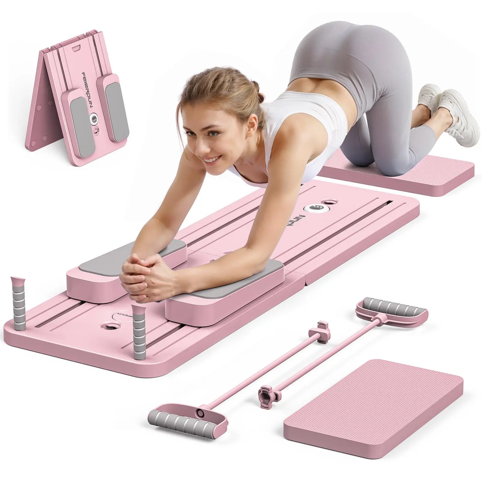 บอร์ดพิลาทิสแบบพับได้ อุปกรณ์ฝ - Pilate Yoga Workout บทวิจารณ์และราคา