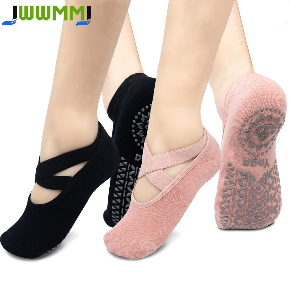 ถุงเท้าโยคะสำหรับผู้หญิง 1 คู่ - Pilate Yoga Workout บทวิจารณ์และราคา
