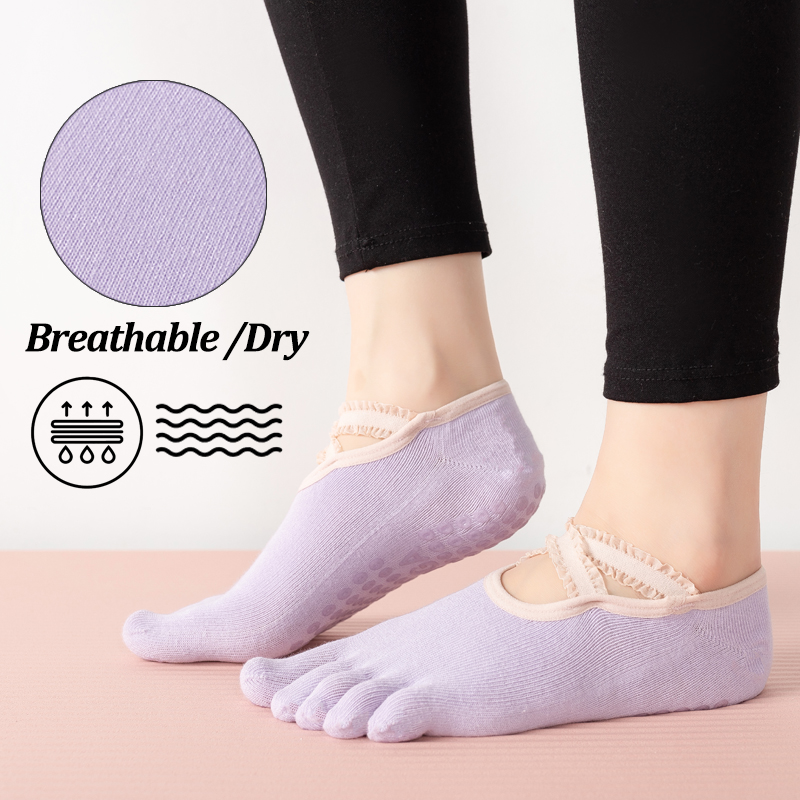 ถุงเท้าพิลาทิสกันลื่นสำหรับผู้ - Medias Para Pilates Y Yoga บทวิจารณ์และราคา