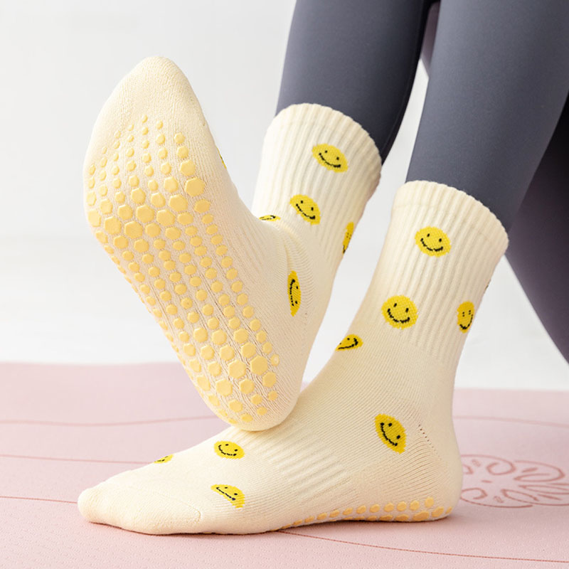 ถุงเท้าโยคะสำหรับผู้หญิง ผ้าฝ้ - Medias Para Pilates Y Yoga บทวิจารณ์และราคา