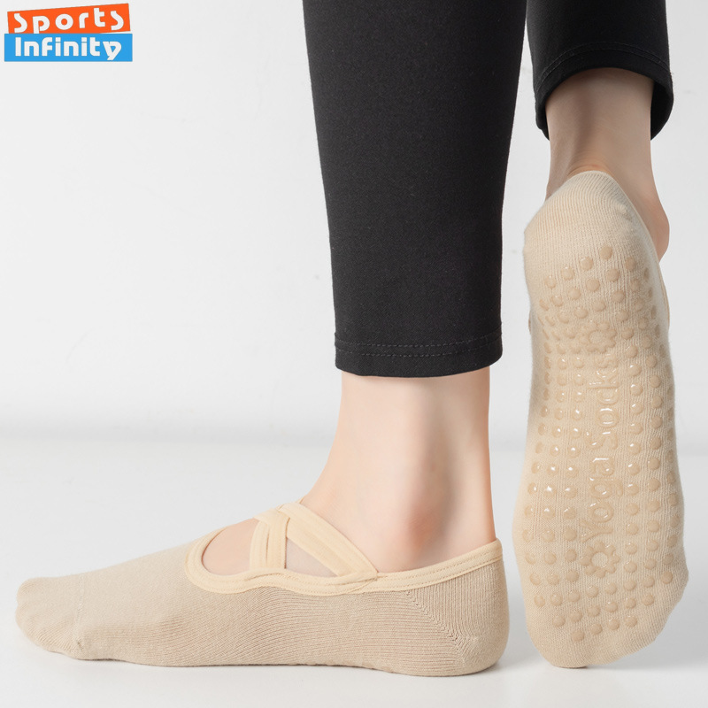 แฟชั่นสายรัดข้ามBacklessถุงเท้ - Medias Para Pilates Y Yoga บทวิจารณ์และราคา