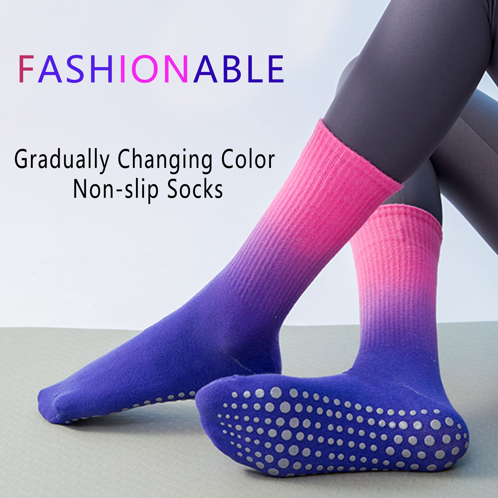 ผู้หญิงที่มีสีสันกีฬาถุงเท้าผ้ - Medias Para Pilates Y Yoga บทวิจารณ์และราคา